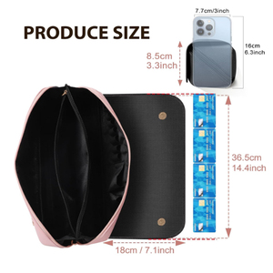 Sac de voyage pour outils capillaires résistants à la chaleur avec tapis chauffant, étui de rangement étanche pour fer à friser et <span class=keywords><strong>lisseur</strong></span> - Product Image 3