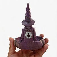 Cendrier en forme de sorcière, accessoire décoratif quotidien au design festif, original et mignon, portable.