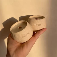 Bougie aromathérapeutique AIKUN personnalisée en cire de soja naturelle pour la relaxation en chambre et l'usage quotidien