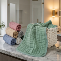 Langes à épaules en mousseline de haute qualité 100 % coton, grands 20''x10'', extra doux et absorbants, pour bébés garçons et filles