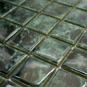 <span class=keywords><strong>Prix</strong></span> usine 300x300 carreaux de piscine verts mixtes mosaïque en céramique pour intérieur et extérieur - Product Image 3