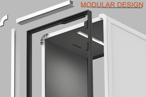Cabinas Acústicas Portátiles de <span class=keywords><strong>Oficina</strong></span>, Silenciosas, Grandes, para Espacios Comerciales de Coworking, Espacio Privado para Concentración, Cabina Modular Insonorizada - Product Image 5
