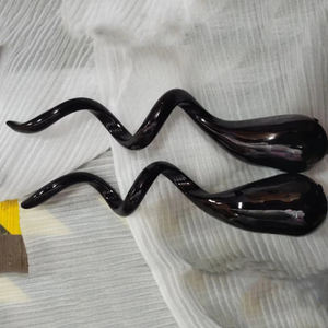 <span class=keywords><strong>Lustre</strong></span> en verre soufflé artisanal <span class=keywords><strong>noir</strong></span> élégant LONGREE pour la maison, salle à manger, cuisine - Product Image 4