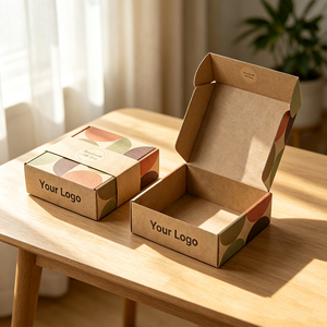 Hochwertige Kraft <span class=keywords><strong>E</strong></span>-Flute Wellpappkartons Glatte Versandbox Maßgefertigte Versandkartons für Unterhaltungselektronik - Product Image 2