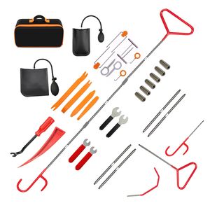 DB Automotive Professional Juego de herramientas de acero inoxidable de 34 piezas Sujetadores de larga distancia Cuña sin costuras Kit automotriz de emergencia de aire - Product Image 1