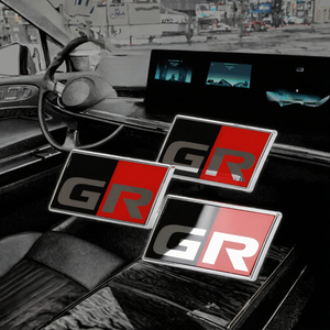 Autocollant de voiture GRMN GRSPORT Middle Net Logo en ABS avec garantie d'un an pour la modification de carrosserie GT86 et type adhésif - Product Image 3