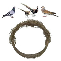 Piège à oiseaux en acier inoxydable avec cage et filet de capture pour attraper des oiseaux vivants