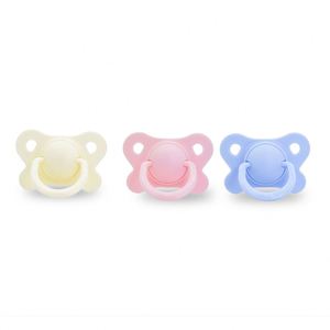 Chupetes de Silicona para Bebés de 0 a 12 Meses, Libres de BPA y Látex, Fáciles de Agarrar, Aptos para Lavavajillas, con Forma de Pezón - Product Image 3