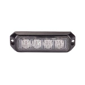 Chất lượng cao Ice Blue LED lưới tản nhiệt <span class=keywords><strong>Strobe</strong></span> cảnh báo ánh sáng đầu xe máy xe IP67 không thấm nước 4 LED <span class=keywords><strong>ECE</strong></span> <span class=keywords><strong>R65</strong></span> - Product Image 1