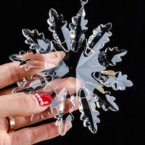 New Design K9 <b>Crystal</b> Snowflake Christmas <b>Tree</b> Ornament - Product Image 4