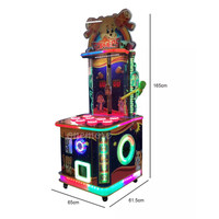 Machine d'arcade attrayante pour enfants, jeu de frappe aux taupes, à monnayeur, 2 joueurs, en anglais, pour le divertissement, de Chine