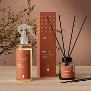 AIKUN Luxury Gift Package for Women Lavender <b>Candle</b> Mug and Flower Birthday Valentines Gift Box Set - Product Image 2