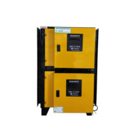 Solution complète de purification d'air pour cuisine Deyue, filtre à fumée ESP et ventilation