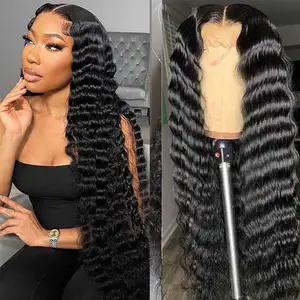 Cheap Loose Deep Wave Wig 28 Inch 12A Hd Lace Frontal Wig Raw Vietnamese Hair Hd Lace Frontal Wig With Baby Hair For Black Women