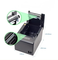 Printer Thermal Desktop 80mm Kecepatan Tinggi 230mm/s Mesin Printer Cetak Cepat Performa Stabil Pembuat Printer POS untuk Retail