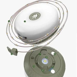 ไฟฉายสาย LED 10ม. เปลี่ยนสีได้กันน้ำแบบ RGB ชาร์จไฟได้ - Product Image 5