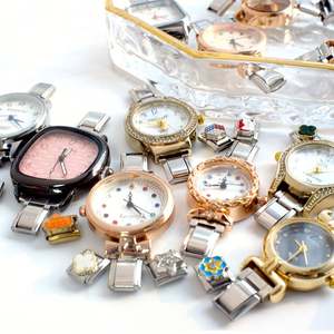 Reloj de Cuarzo para Mujer Zoryn, con Brazalete con Incrustaciones de Diamantes, Brazalete Italiano, Caja de Aleación de Aluminio Versátil, Acero Inoxidable - Product Image 1