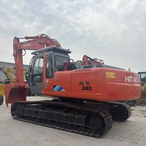 Excavadora de cadenas Hitachi Zaxis 240 usada, modelo 2020, 24 toneladas, color rojo, máquina de excavación hidráulica con válvula Kawasaki y control PLC - Product Image 3