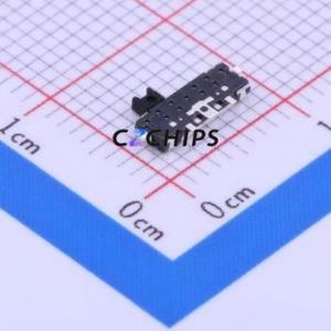 SSAL220100 Slide Switch SMD Switch Single Pole Double Throw Rectangle Pin Header SMD Tab 4.1mm - Product Image 2