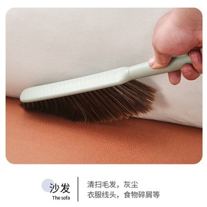 Cepillo de limpieza con cerdas de nailon, mango largo, herramienta para quitar el polvo de suelos, alfombras, camas y sofás del hogar - Product Image 2