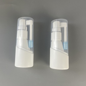 Spray Nasal médico de plástico blanco 18/410 con boquilla larga, boca blanca, <span class=keywords><strong>garganta</strong></span> Nasal, 25ml/30ml/50ml/60ml, botella con bomba de pulverización - Product Image 3
