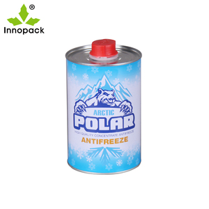 Boîtes de conserve rondes adhésives en PVC métal bon marché personnalisées en forme de cylindre vide avec bouchon à vis pour la peinture, le stockage d'huile alimentaire-en stock! - Product Image 2