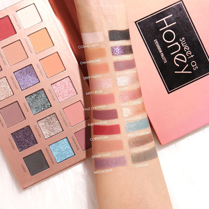 Grosir Vegan & bebas zat warna Eye Shadow berpigmen tinggi Matte palet rias mata berkilau - Product Image 3