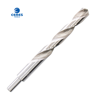 Foret hélicoïdal HSS blanchi à tige réduite P6M5 finition blanche pour le forage en acier inoxydable
