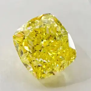 SGARIT Brand Hot Sale GIC certificate Genuine Natural Real Diamond 1ct Fancy Light Yellow Vs2 Loose Diamond