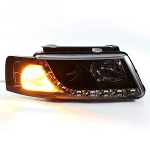 ชุดไฟหน้าโปรเจคเตอร์ LED F74 12V สำหรับรถยนต์ Volkswagen <span class=keywords><strong>Passat</strong></span> <span class=keywords><strong>B5</strong></span> ปี 1999-2007 อัพเกรดไฟ DRL แบบแถบ สำหรับไฟหน้าด้านหน้า - Product Image 1