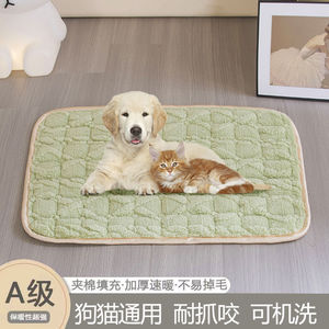 Thickened Winter Pet <b>Mat</b> Rectangle Warm Dog <b>Cat</b> Bed Polyester Fiber Fill Hand Washable For Indoor Use - Product Image 5