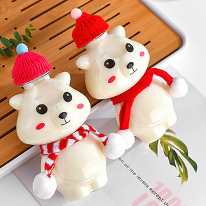 Campione gratuito 350ml Shiba Inu bottiglia di bevanda avvitato Top può personalizzato bottiglia di <span class=keywords><strong>Manila</strong></span> Philippine antifurto zucchero di paglia cibo barattolo di plastica - Product Image 3