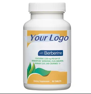 Berberine أقراص BerberPure دعم للأعصاب القلب والأوعية الدموية مكملات غذائية علامة خاصة مكملات طبيعية للعناية بالصحة