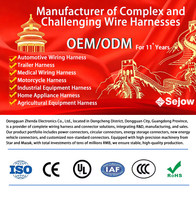 IP67 Waterproof Y Splitter Multi Core Signal Sensor Wiring Harness 1 ke 2 Kabel Perakitan untuk Otomasi Industri
