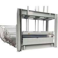 Presse à chaud hydraulique pour le laminage de placages pour panneaux MDF et panneaux décoratifs