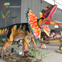Décoration de dinosaure mécanique de parc à thème animatronique modèle T-rex