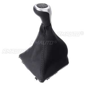 1x 5 Speed / 6 Speed Handle Leather Shifter <b>Car</b> Inner Gear Shift Knob With <b>Boot</b> <b>Cover</b> <b>for</b> BMW F30 F31 F32 F33 F34 F35 F36 - Product Image 4