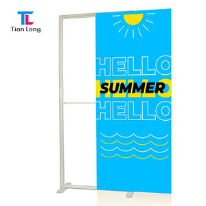 TianLang Seg Pop-up LED caja de luz retroiluminada Tradeshow cabina de exposición pantalla tensión tela telón de fondo publicidad caja de luz - Product Image 1