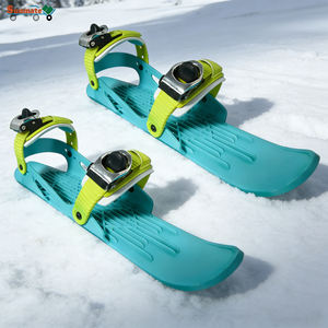 Mini-skis, lames courtes réglables pour chaussures d'hiver et sports de neige - Product Image 1