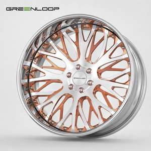 GREENLOOP ล้อฟอร์จ 2/3 ชิ้น ขนาด 24X10 24X9 26X10 26x10 28X9 28x10 5x127 5x120.65 มม. สำหรับรถ 1990 Caprice Impala C1500 <span class=keywords><strong>1980</strong></span> Cutlass - Product Image 4