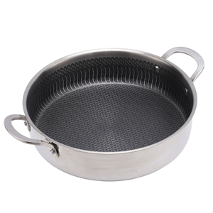 Chất lượng cao dễ dàng để làm sạch nhà bếp <span class=keywords><strong>Cookware</strong></span> Set tổ ong tráng ba lớp thép không gỉ không dính súp nồi - Product Image 3