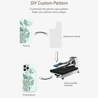 Coques de Téléphone à Sublimation Personnalisées Vierge en Gros Plaque 2D TPU Coque de Téléphone Portable iPhone TPU Silicone pour Impression UV