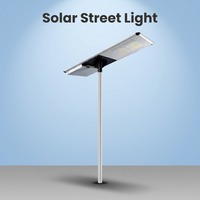 Lampadaire solaire LED IP65 étanche pour jardin, route et aménagement paysager, fabrication chinoise directe, boîtier en aluminium, durée de vie de 50 000 heures