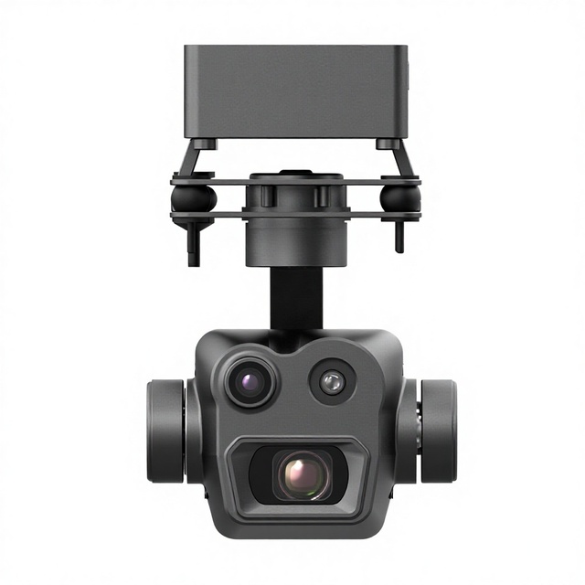 High Precision 3-Axis Metal Gimbal Stabilizer 4-Optical Visible Thermal Laser Ranging AI Tracking Ultra-lightweight Wide