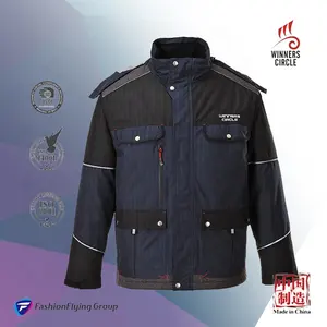 (LWM2209A) ropa de trabajo para hombre, chaqueta con relleno exterior, ropa de trabajo