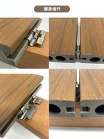 Accessoires de revêtement de sol en métal modernes avec clips, durables, écologiques, résistants à l'eau, installation facile pour les espaces extérieurs