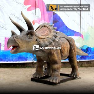 MyDino-Decoración de campo MiniGolf, dinosaurio realista, Triceratops, Animatronic - Product Image 1