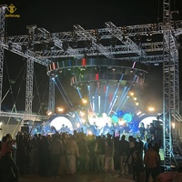Structure de scène portable en alliage d'aluminium pour l'éclairage de scène, les événements DJ, les événements en plein air et les expositions