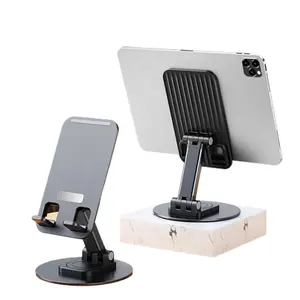 Factory price hot selling new arrival products adjustable 360 rotation universal desktop metal phone stand holder phone holder