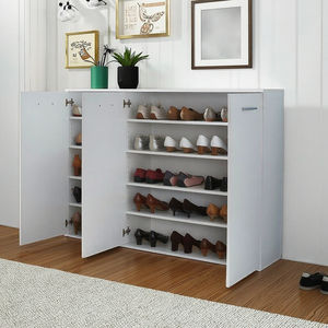 Armoire à <span class=keywords><strong>chaussures</strong></span> fermée multicouche de style nordique, dernier support de rangement d'entrée en bois pour <span class=keywords><strong>chaussures</strong></span> pour hommes et <span class=keywords><strong>femmes</strong></span> - Product Image 1